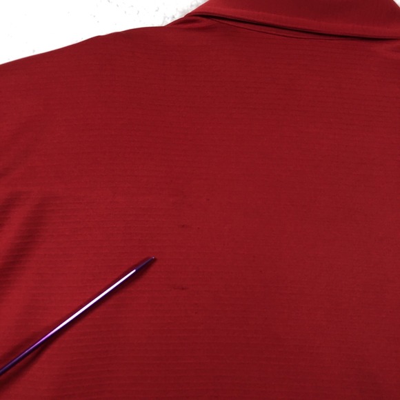 Free Mason Compass Ruler Grand Lodge Texas Flag Polo Shirt Men M/L Red Logo RARE - Picture 8 of 14